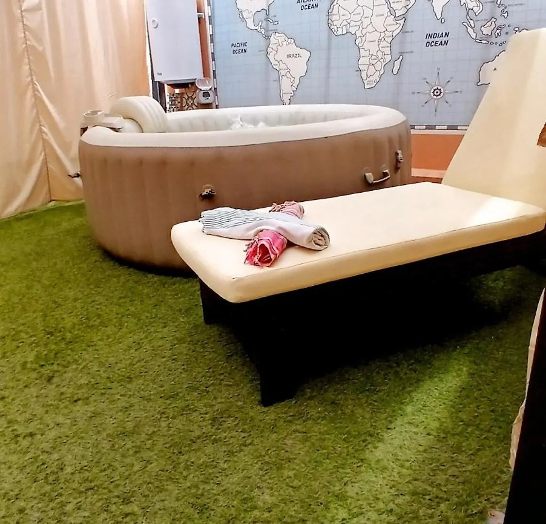 아가디르 Havre De Paix Avec Grande Terrasse Et Un Jacuzzi Prive 아파트 0*,