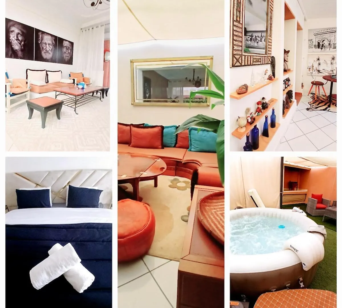 아가디르 Havre De Paix Avec Grande Terrasse Et Un Jacuzzi Prive 아파트